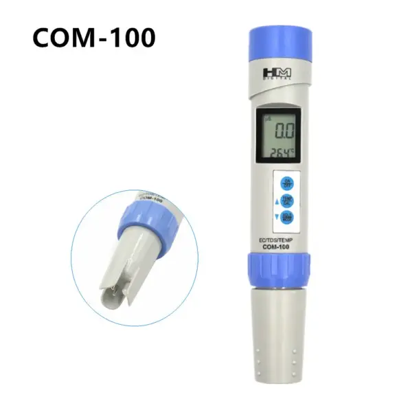 HM Professional COM-100 EC Analyzer TDS Meter Temp Tester With Automatic Calibration And Data Hold Measurement Tools For pool